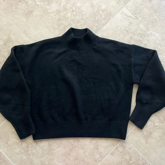 & Other Stories Black Turtleneck Sweater - Picture 1 of 5